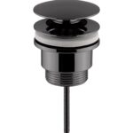 Universal Push Button Basin Waste Slotted & Un-Slotted