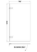 Square Bath Screen - Image 4