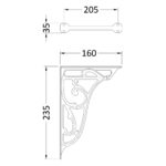 Ornate Cistern Brackets - Image 2