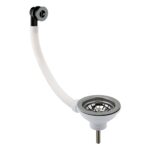 Basket Stainer Waste with Round Overflow