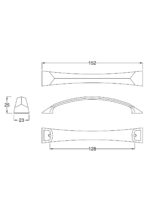 Bow Handle 128mm - Image 2