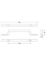 Round Strap Chrome Handle - Image 2