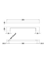 D Handle 192mm Centres - Image 2