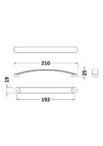 210mm D Shape Bar Handle - Image 2