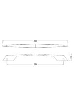 D Shaped Handle 224mm - Image 2