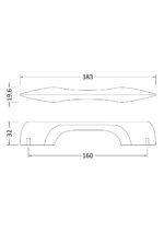 D Shaped Handle 160mm - Image 3