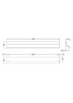 Nuie Profile Handle 224mm - Image 2