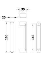 Pacific Rounded Chrome Handle - Image 2