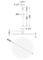 Ceiling Mounted Head & Arm - Image 2