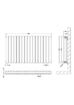 Nuie Revive Horizontal Double Panel Radiator 600 x 992 - Image 2