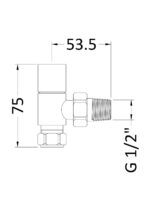 Angled Radiator Valve Pack (Pairs) - Image 2