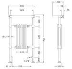 Small Harrow Traditional Radiator - Image 2