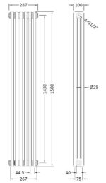 Triple Column Traditional Radiator - Image 3