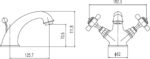 Nuie Beaumont Luxury Mono Basin Mixer - Image 3