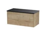 Hudson Reed Juno 800mm Wall Hung Single Drawer Vanity & Laminate Top
