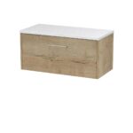 Hudson Reed Juno 800mm Wall Hung Single Drawer Vanity & Laminate Top