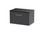 600mm Wall Hung Single Drawer Vanity & Laminate Top