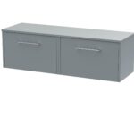 1200mm Wall Hung 2 Drawer Vanity & Worktop