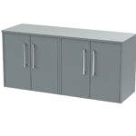 1200mm Wall Hung 4 Door Vanity & Worktop
