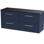 1200 Wall Hung 4-Drawer Vanity & Laminate Worktop