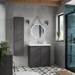 500mm Floor Standing 2 Door Vanity & Basin 1 - Image 2