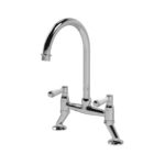 Bridge Sink Mixer with Topaz Lever