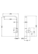 Churni Mono Single Lever Chrome - Image 2