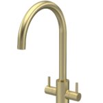 Lachen Mono Dual Lever Brushed Brass