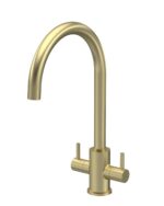 Nuie Lachen Mono Dual Lever Brushed Brass