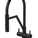 Ravi Mono Dual Lever Matt Black