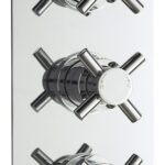 Triple Thermostatic Shower Valve With Diverter