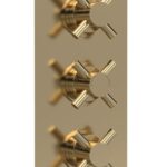 Triple Thermostatic Shower Valve With Diverter