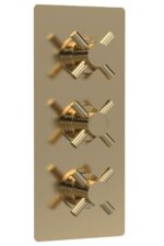 Triple Thermostatic Shower Valve With Diverter