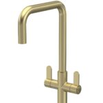 Kosi Mono Dual Lever Brushed Brass