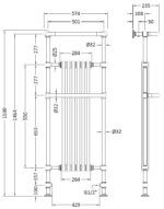 Brampton Towel Rail - Image 2