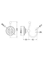 Double Robe Hook - Image 2