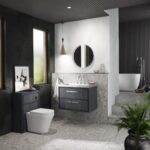800mm Wall Hung 2-Drawer Vanity with Basin - 3 Tap Hole - Image 2
