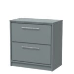 800mm Floor Standing 2-Drawer Vanity with Worktop