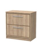 800mm Floor Standing 2-Drawer Vanity with Worktop