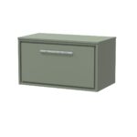 800mm Wall Hung Single Drawer Vanity with Worktop