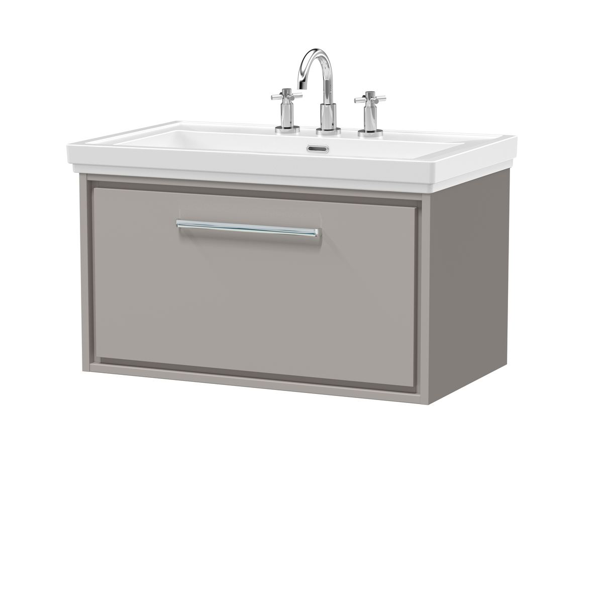 lil3225b_furn_v1_co.jpg 800mm Wall Hung Single Drawer Vanity with Basin - 3 Tap Hole - Image 1