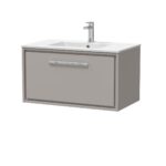 800mm Single Drawer Vanity with Basin - 1 Tap Hole