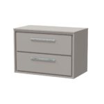 800mm Wall Hung 2-Drawer Vanity with Worktop