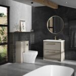 600mm Floor Standing 2-Drawer Vanity with Basin - 1 Tap Hole - Image 2