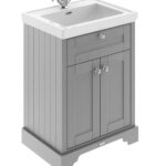 600mm 2-Door Vanity & Classic Basin 1TH