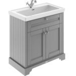 800mm 2-Door Vanity & Classic Basin 1TH