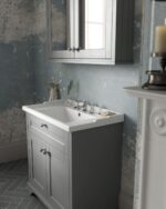 600mm Cabinet & Basin (3TH) - Image 2