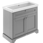 1000mm 2-Door Unit & Classic Fireclay Basin 0TH