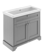 1000mm 2-Door Unit & Classic Fireclay Basin 0TH