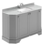 1200mm 4-Door Angled Unit & Marble Top 1TH